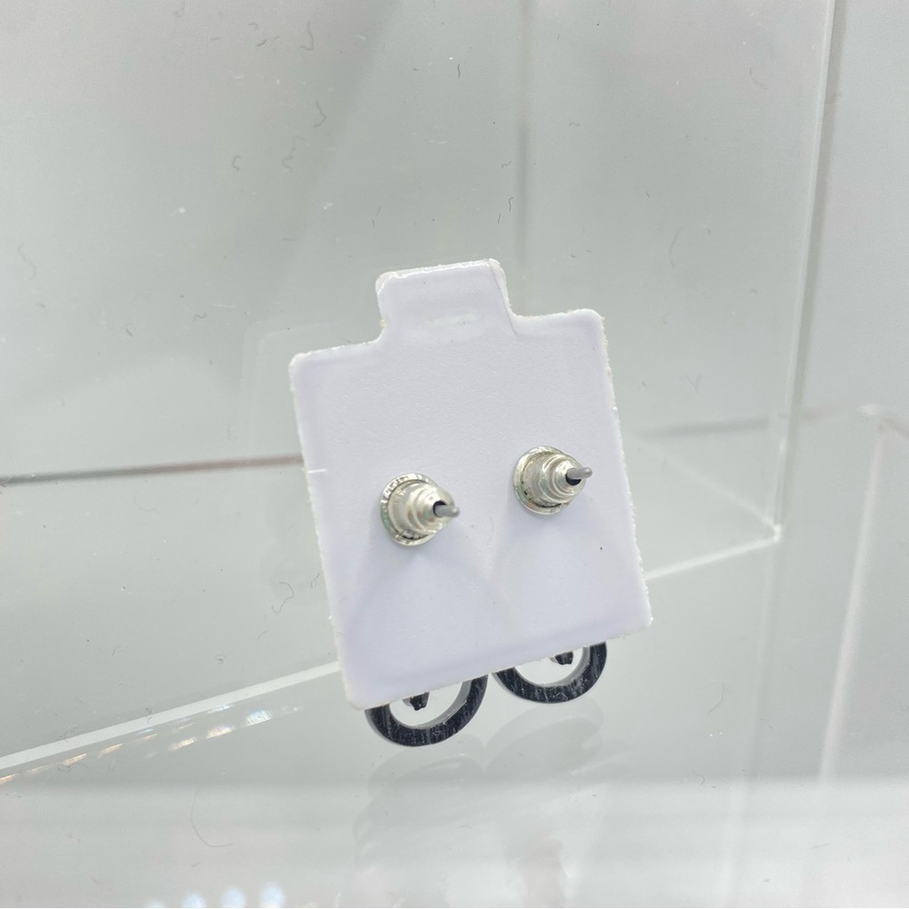 Black Cat Glitter Center Pierced Earrings - Picture 4 of 4